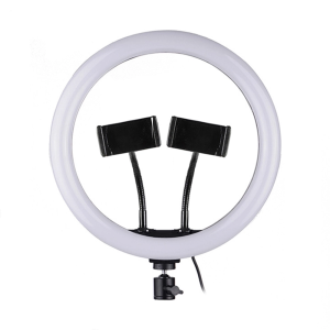 LED Ring осветление No brand M33, 33см, 25W, С 2 скоби, Чере..