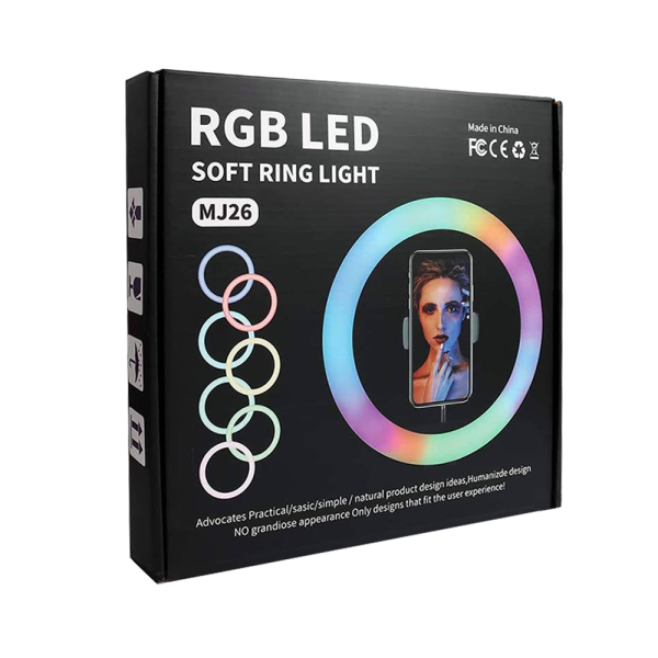 LED Ring осветление No brand M33, 33см, RGB, 20W