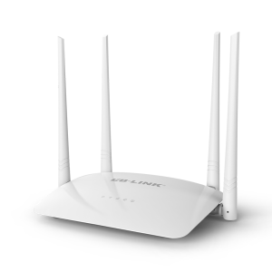 Безжичен рутер LB LINK BL-WR450H, 300Mbps, 4 антени, Бял - 1..