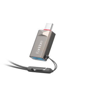 Преходник Earldom ET-OT88C, USB3.0 към Type-C, OTG, Сив - 40..