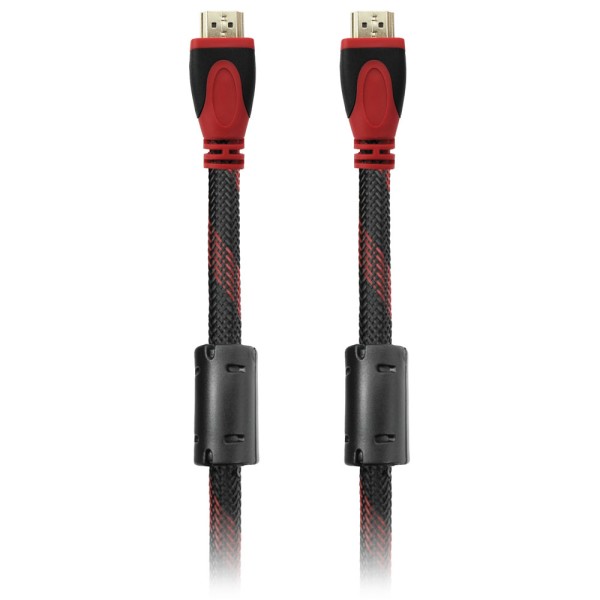Кабел, DeTech, HDMI - HDMI M/М, 30m, С оплетка и ферит - 18313