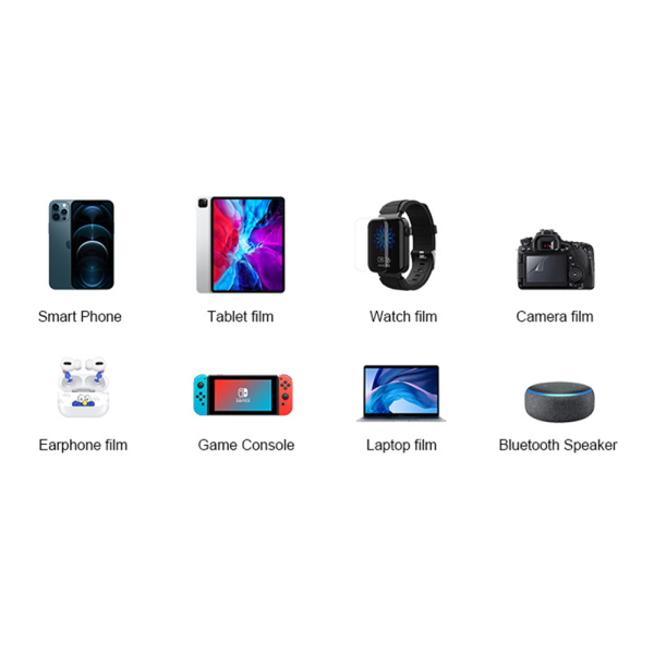 Плотер за защитни фолиа DeTech FP-01, До 16 инча, Сензорен екран, Wi-Fi, Bluetooth, 580x200x170mm - 52732
