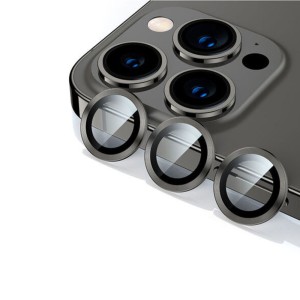Стъклен протектор за камера DeTech, за iPhone 13 Pro / 13 Pr..