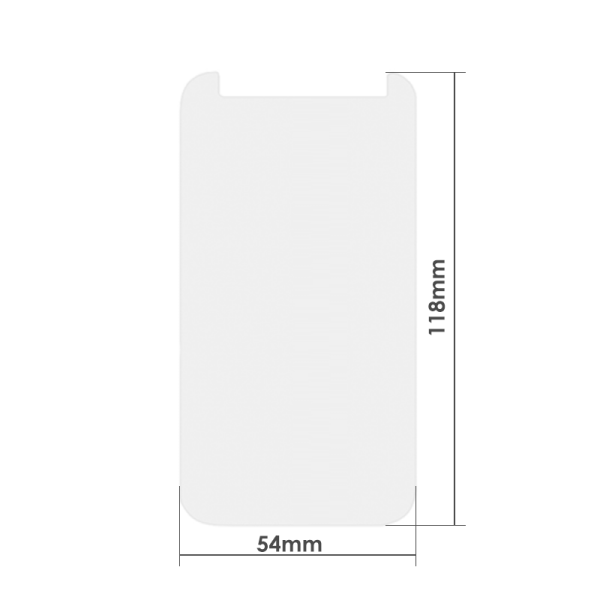 Стъклен протектор DeTech, Универсален, За 4.0", 0.26mm, Прозрачен - 52261