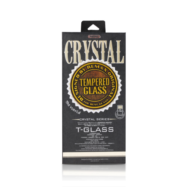 Комплект стъклен протектор + Калъф Remax Crystal, за iPhone 7/8 Plus, Бял - 52334