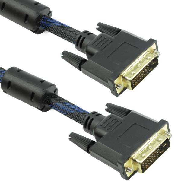 Кабел DeTech DVI-DVI, 1.5m, 24+1,С ферит - 18184 