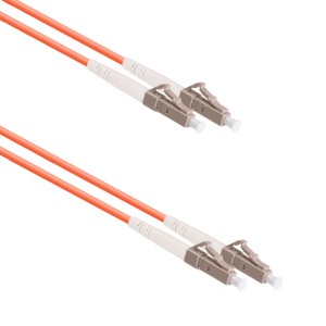 Оптичен пач кабел DeTech, LC-LC, UPC, Multimode, Duplex, 5.0..