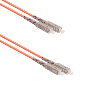 Оптичен пач кабел DeTech, SC-SC, UPC, Multimode, Duplex, 10м..
