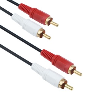 Кабел DeTech 2 чинча / RCA - 2 чинча / RCA, 1.5м, High Quali..