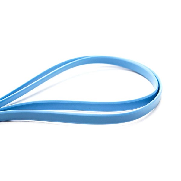 Аудио кабел DeTech 3.5mm М/М, Flat, 1m -18235