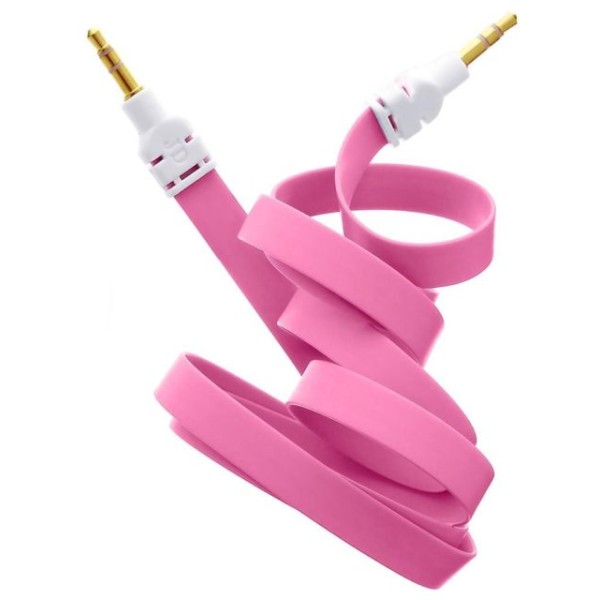 Аудио кабел DeTech 3.5mm М/М, Flat, 1m -18235
