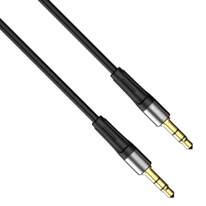 Аудио кабел DeTech DE-13AUX, 3.5mm жак, М/М, 1.0м, Черен - 4..