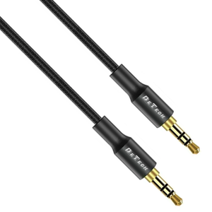 Аудио кабел DeTech DE-31AUX, 3.5mm жак, М/М, 1.0м, Черен - 4..