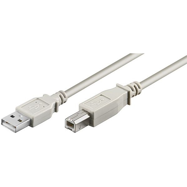 Кабел за принтер DeTech USB A - USB B, High Quality, 5.0m - 18040