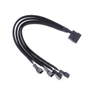 Кабел No brand, Y-Сплитер, За вентилатори, MOLEX към 4x4PIN,..