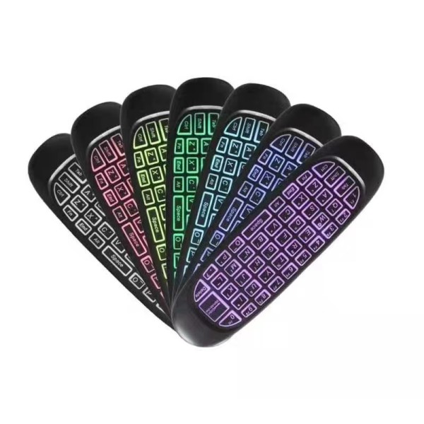 Универсално дистанционно No brand C120, Air mouse, USB 2.4GHz, Микрофон, Черен - 13052