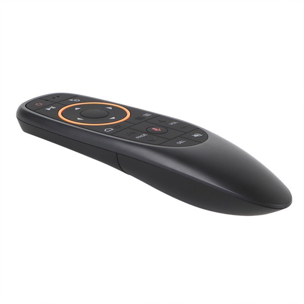 Универсално дистанционно No brand G10, Air mouse, USB 2.4GHz, Микрофон, IR програмируемо, Черен - 13051