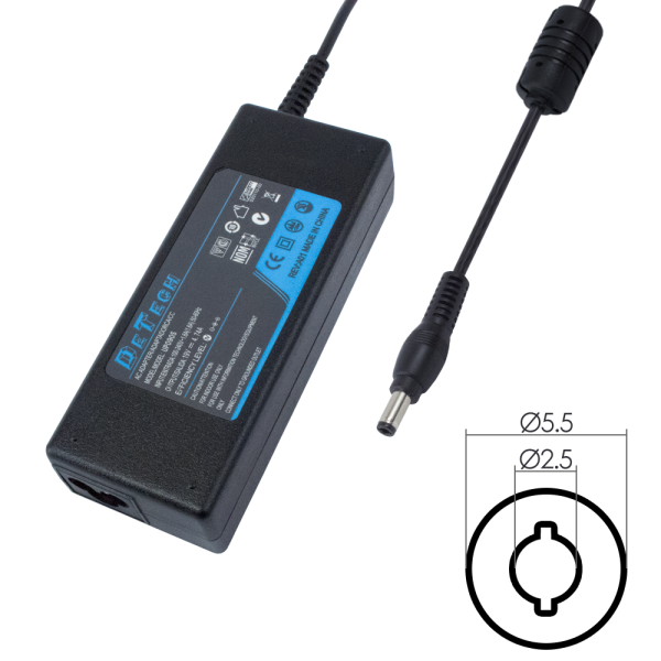 Адаптер DeTech 12V/ 5.0A 5.5*2.5 - 240
