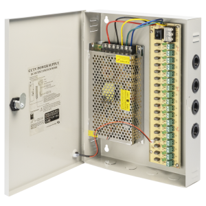 Импулсен захранващ блок No brand, 12V/15A, 18 Изхода, Металн..