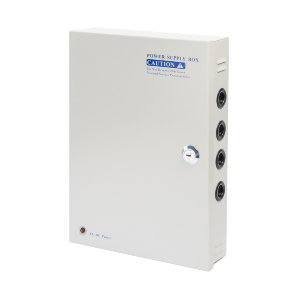 Импулсен захранващ блок No brand, 12V/20A, 18 Изхода, Метална кутия, Сив - 347