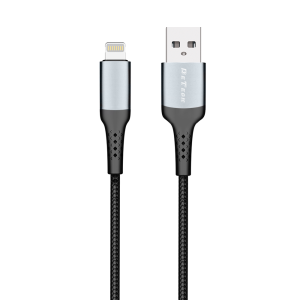 Кабел за данни DeTech DE-43i2, Lightning, 2.0m, Черен - 4026..