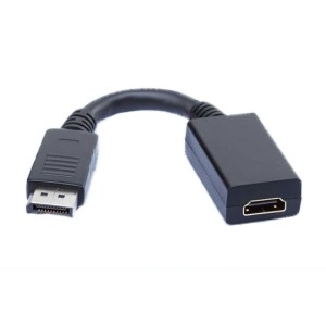 Преходник No brand  DP към HDMI, Черен - 18219