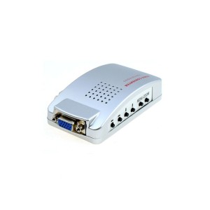 Конвертор, No brand, VGA към AV/S-Video+VGA, Сребрист - 1829..