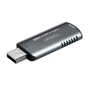 Външна Capture карта Earldom ET-W16, USB, HDMI, Full HD, Сив..