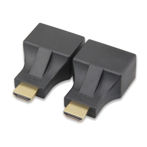 HDMI удължител, No brand, През LAN CAT-5e/6, Черен - 17165