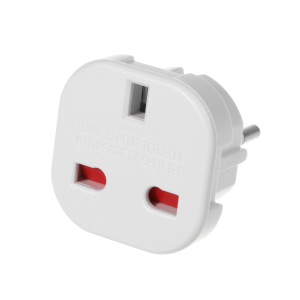 Преходник No brand BX-9625, UK kъм EU шуко, 220V, High Quali..