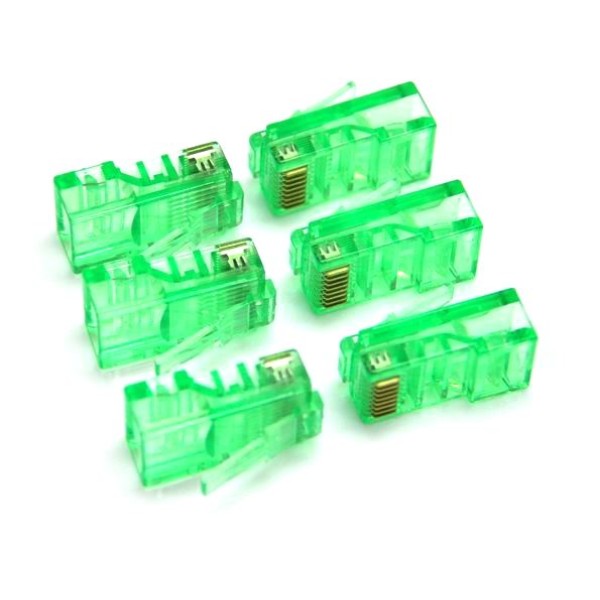 Букси No brand, RJ-45, 30 бр в пакет, Различни цветове - 17138