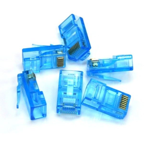 Букси No brand, RJ-45, 30 бр в пакет, Различни цветове - 17138