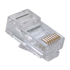 Букси No brand, RJ-45, 100 бр в пакет, High quality, Прозрач..