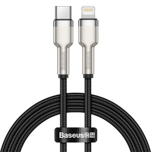 Кабел за данни Baseus Cafule, Type-C - Lightning, 20W, 1.0m,..