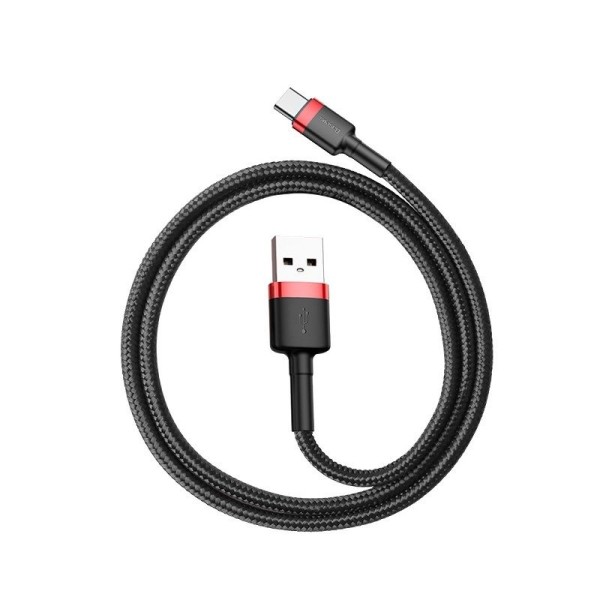 Кабел за данни Baseus Cafule, Type-C, 3.0A, 1.0m, Черен - 40490
