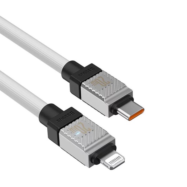 Кабел за данни Baseus CoolPlay, Type-C - Lightning, 20W, 1.0m, Бял - 40453