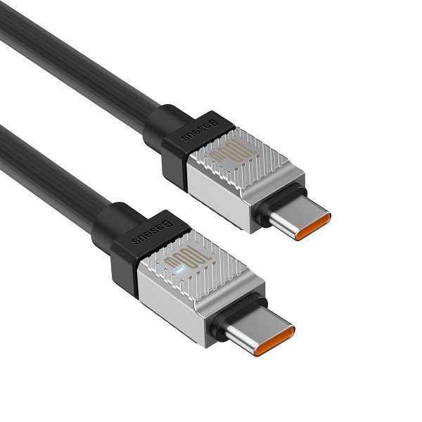 Кабел за данни Baseus CoolPlay, Type-C - Type-C, 100W, PD, 1.0m, Черен - 40441