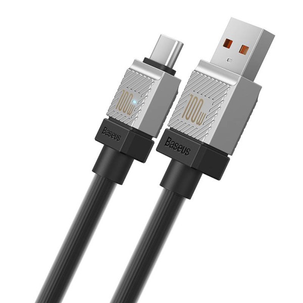 Кабел за данни Baseus CoolPlay, Type-C, 100W, 1.0m, Черен - 40445