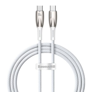 Кабел за данни Baseus Glimmer, Type-C - Type-C, 100W, PD, 1...
