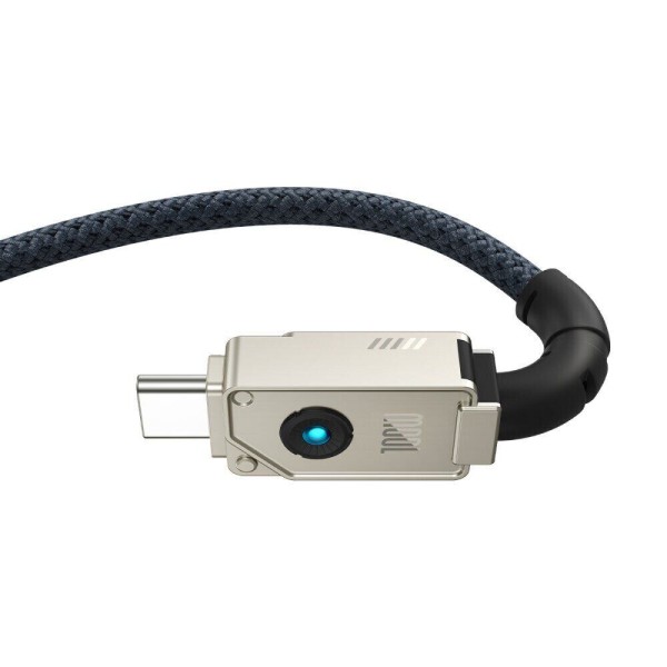 Кабел за данни Baseus Unbreakable, Type-C - Type-C, 100W, PD, 1.0m, Черен - 40425