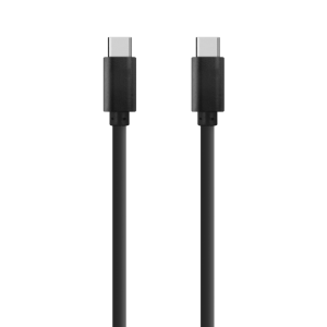 Кабел за данни DeTech, USB Type-C - USB Type-C 2.0, 1.0m, Че..