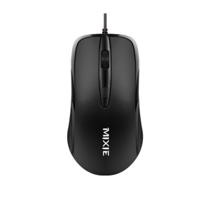 Мишка Mixie B760, Оптична, 4D, Черен - 755