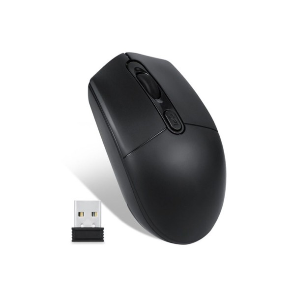 Мишка Mixie R520, Безжична, USB, 4D, Черен - 721