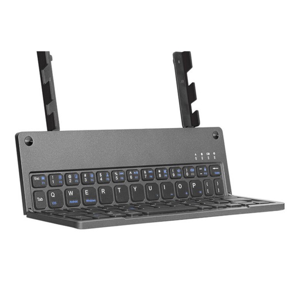 Клавиатура No brand B048, Сгъваема, Bluetooth, Черен - 6175