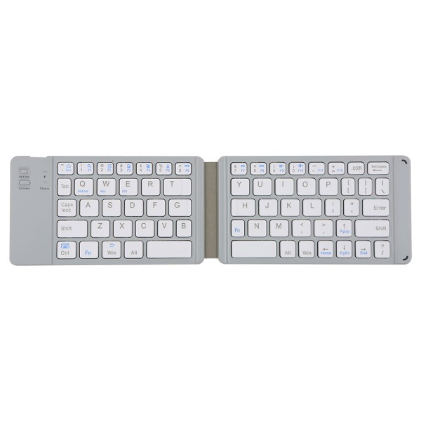 Клавиатура No brand K018, Сгъваема, Bluetooth, Бял - 6180