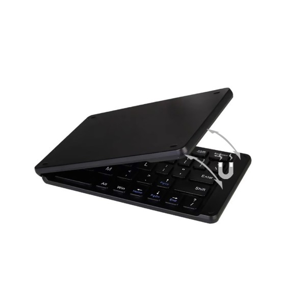Клавиатура No brand K018, Сгъваема, Bluetooth, Черен - 6179