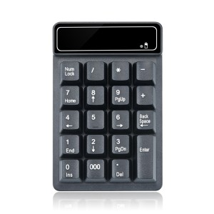 Клавиатура No brand K3, Num pad, Безжична, Bluetooth, Черен ..