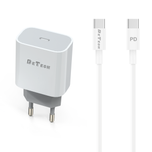 Мрежово зарядно устройство DeTech DE-30PD, 5V/3.0A 220V, 1 x..