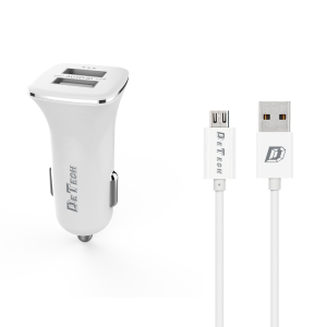 Зарядно устройство за кола DeTech, DE-C01M, 5V/2.4A, 12/24V,..