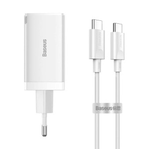 Мрежово зарядно устройство Baseus GaN5 Pro Fast, 65W, С PD к..